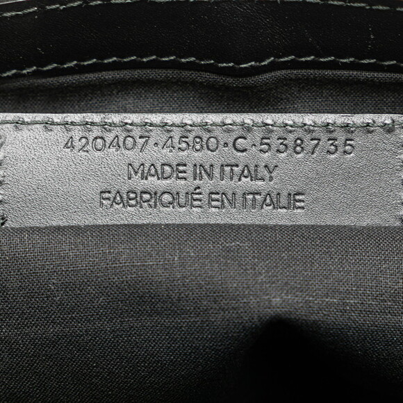 BALENCIAGA Black Leather Clutch Bag - Picture 6 of 7